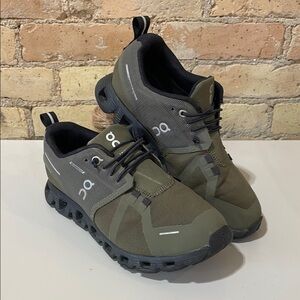 On Cloud 5 Women’s Waterproof Olive Green Sneakers